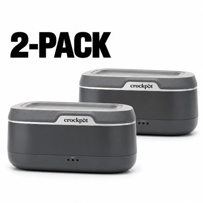 2-PACK CROCK-POT GO 31OZ ELECTRIC LUNCH BOX