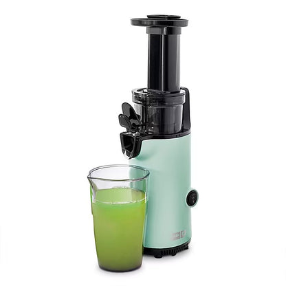 DASH  COMPACT COLD-PRESS POWER JUICER IN AQUA