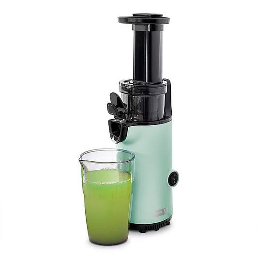 DASH  COMPACT COLD-PRESS POWER JUICER IN AQUA
