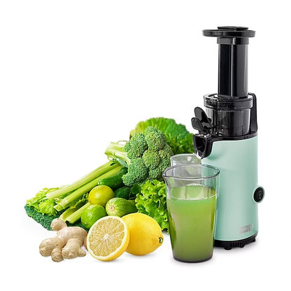 DASH  COMPACT COLD-PRESS POWER JUICER IN AQUA
