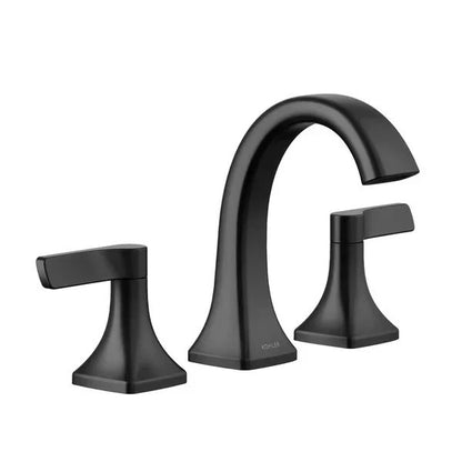 Kohler Riverly Widespread Sink Faucet Matte Black