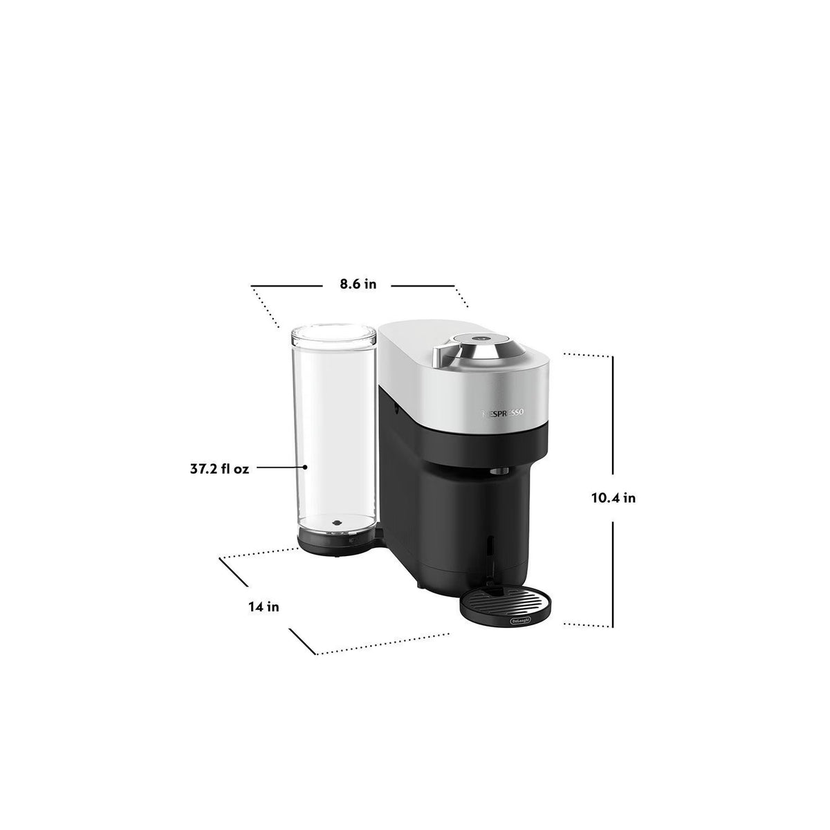 NESPRESSO VERTUO POP+ DELUXE COFFEE MAKER