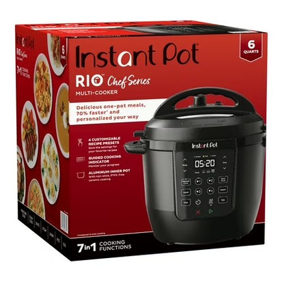 INSTANT POT RIO CHEF SERIES 6QT MULTI-COOKER