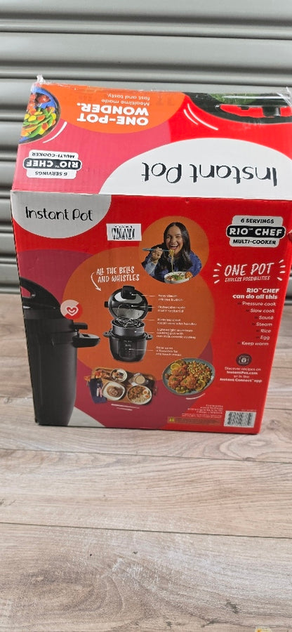 INSTANT POT RIO CHEF SERIES 6QT MULTI-COOKER