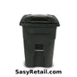 TOTER 96 GALLON WHEELED TRASH CAN — GREENSTONE
