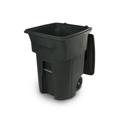 TOTER 96 GALLON WHEELED TRASH CAN — GREENSTONE
