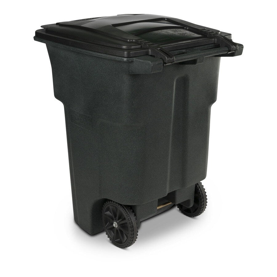 TOTER 96 GALLON WHEELED TRASH CAN — GREENSTONE