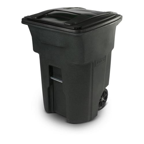 TOTER 96 GALLON WHEELED TRASH CAN — GREENSTONE