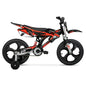 Hyper Bicycles 16" Moto Bike, 5-7, Black/Red