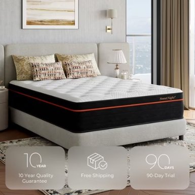SWEETNIGHT 12" HYBRID KING MATTRESS