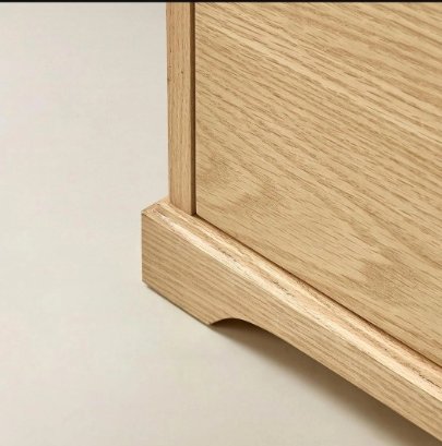 HULALA HOME VICTORIA MODERN 2-DRAWER STORAGE CABINET