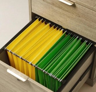HULALA HOME VICTORIA MODERN 2-DRAWER STORAGE CABINET