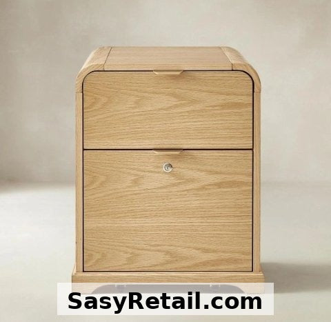 HULALA HOME VICTORIA MODERN 2-DRAWER STORAGE CABINET