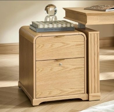 HULALA HOME VICTORIA MODERN 2-DRAWER STORAGE CABINET