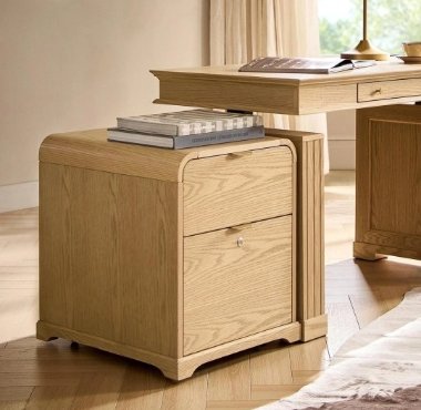 HULALA HOME VICTORIA MODERN 2-DRAWER STORAGE CABINET