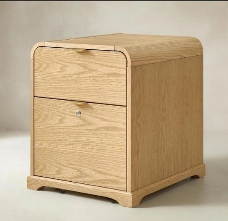 HULALA HOME VICTORIA MODERN 2-DRAWER STORAGE CABINET