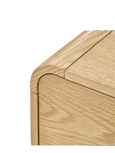 HULALA HOME VICTORIA MODERN 2-DRAWER STORAGE CABINET