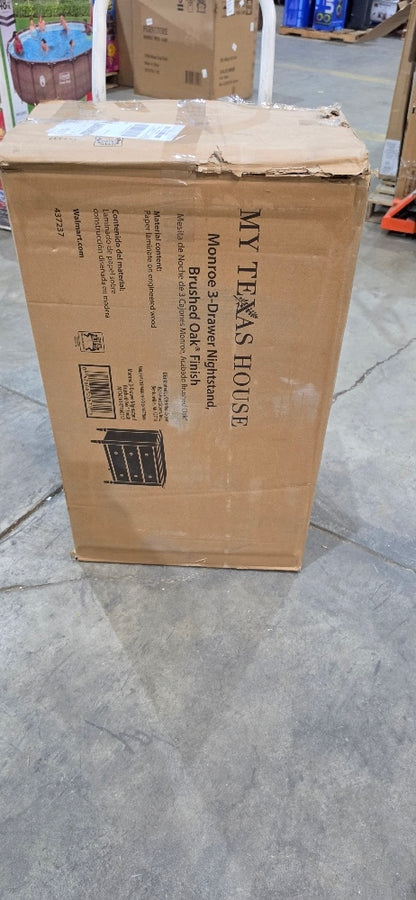 My Texas House Monroe 3-Drawer Nightstand
