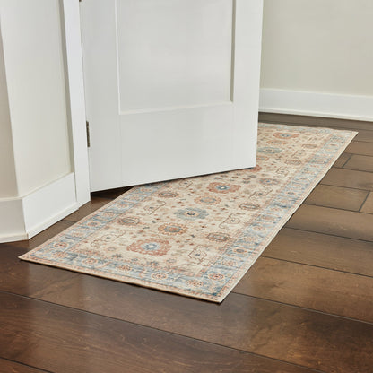 Wyatt & Ash Washable 2-pack Runner and Accent Rug, Dalileh Beige