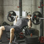 GIKPAL 50lbs Weight Plates — 2 Rubber Coated