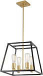 Carter Square 4-light Chandelier gold