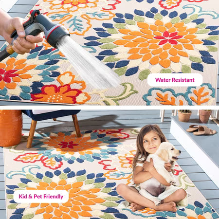 Safavieh Cabana Floral Rug 10x14
