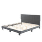 BSHTI King Size Platform Bed with Headboard