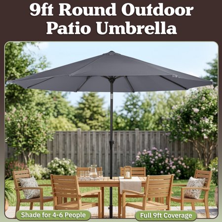 Villacera 9FT Outdoor Patio Umbrella Shade