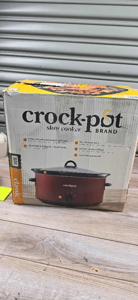 Crock-Pot Manual 8-Quart Slow Cooker, Rhubarb