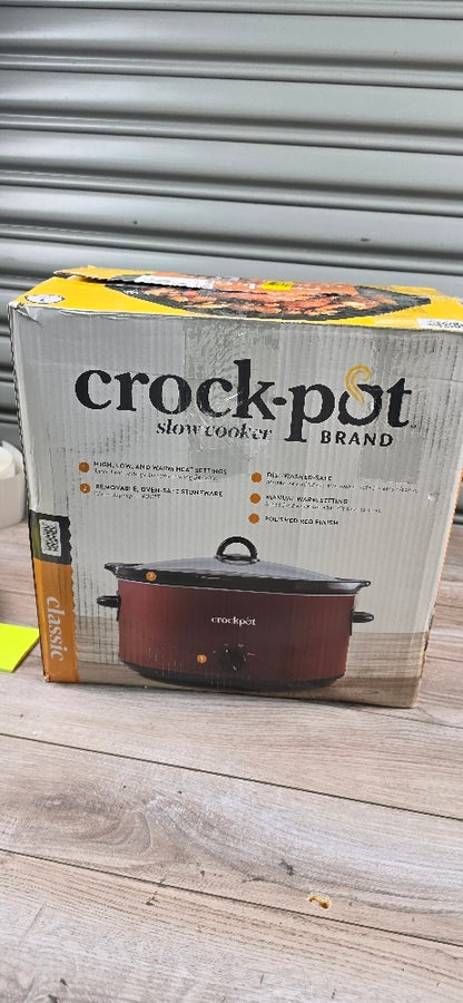 Crock-Pot Manual 8-Quart Slow Cooker, Rhubarb