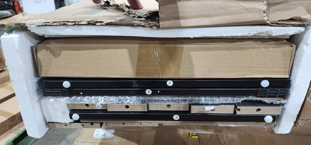 Black 12-Drawer Dresser, 63W x 32H