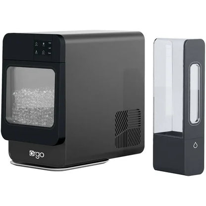 Orgo Products The Sonic Countertop Ice Maker, Nugget Ice Type, Black