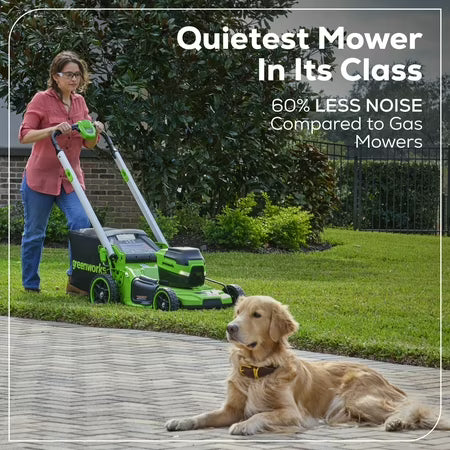 Greenworks 60V 21" Push Lawn Mower + Battery