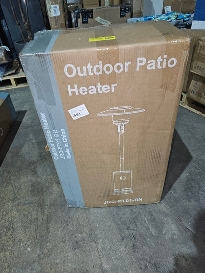 NEW OLIXIS 48,000 BTU Propane Heaters with Wheels, Patio Heater Outdoor with Round Table Design, For Deck Porch Garden Commercial Residential, 17.7 x 17.7 x 87 inches (LxWxH)
