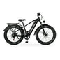 26 Ozark Trail M.3 Ranger+ Electric Fat Tire Bike, 48V, Class 2, Black, Fits Riders 5'2 - 6'1, Adult
