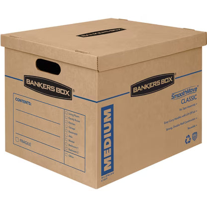Bankers Box Medium Classic Moving Boxes, 20 Pack