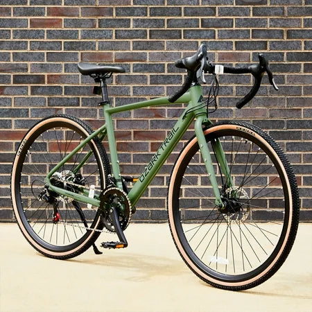 Ozark Trail 700C Gravel Bike, Large, Green