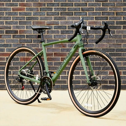Ozark Trail 700C Gravel Bike, Large, Green
