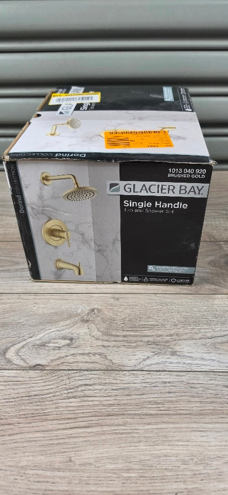 Dorind Brushed Gold 1-Handle 1-Spray Bath Faucet