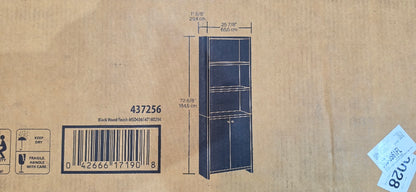 Mainstays Westley 5-Shelf Bookcase with Doors