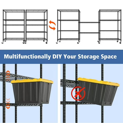 TrumanPick 5-Tier Wire Shelf, 36"W x 16"D x 76"H