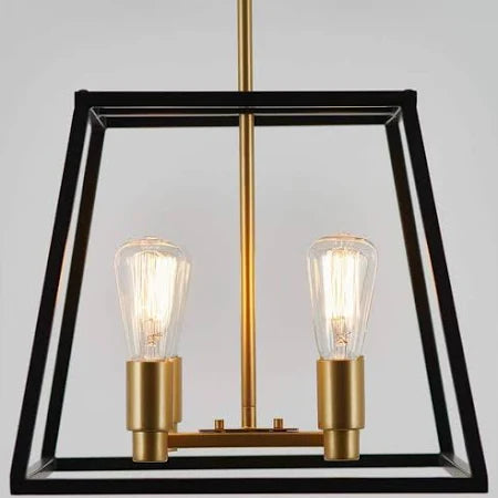 Carter Square 4-light Chandelier gold