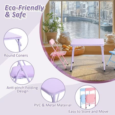 Homycasa Kids Table & Chair Set, Multi-Color