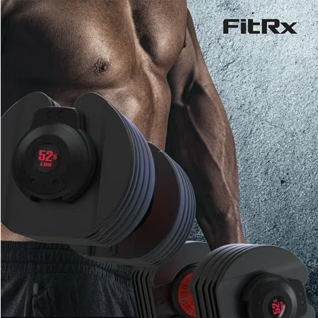FitRx Adjustable Dumbbell, 52.5lb SmartBell