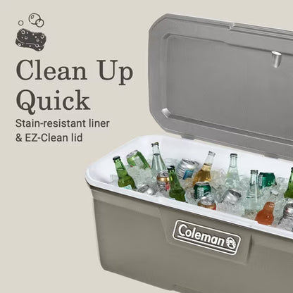 Coleman Classic 150 QT Hard-Sided Cooler, Silver