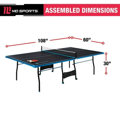 MD Sports Official Size Table Tennis Table