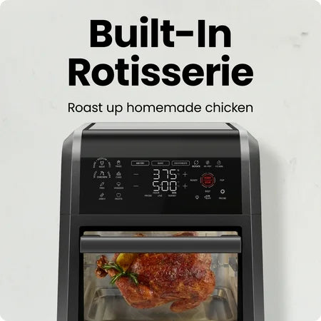 Chefman 12 qt Air Fryer, Black - Auto Shutoff