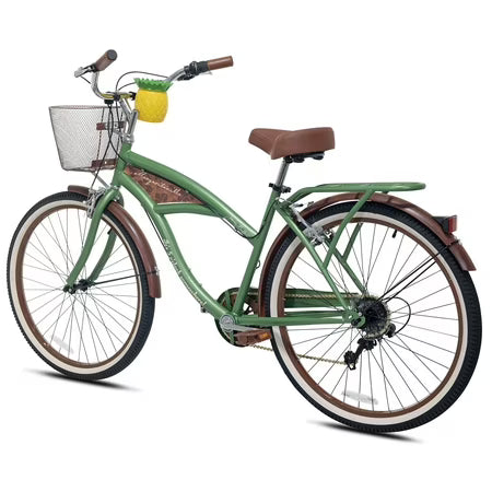 Margaritaville 26" 7-Speed Cruiser, Green