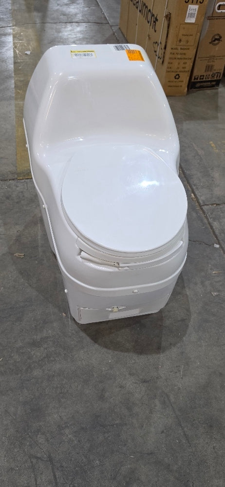 Sun-Mar Compact White Touchless Flush Toilet