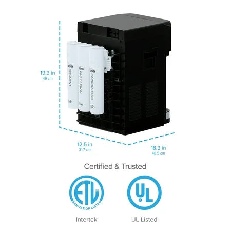 Brio CLCTPOU320UVF3P Countertop Dispenser, 19.3